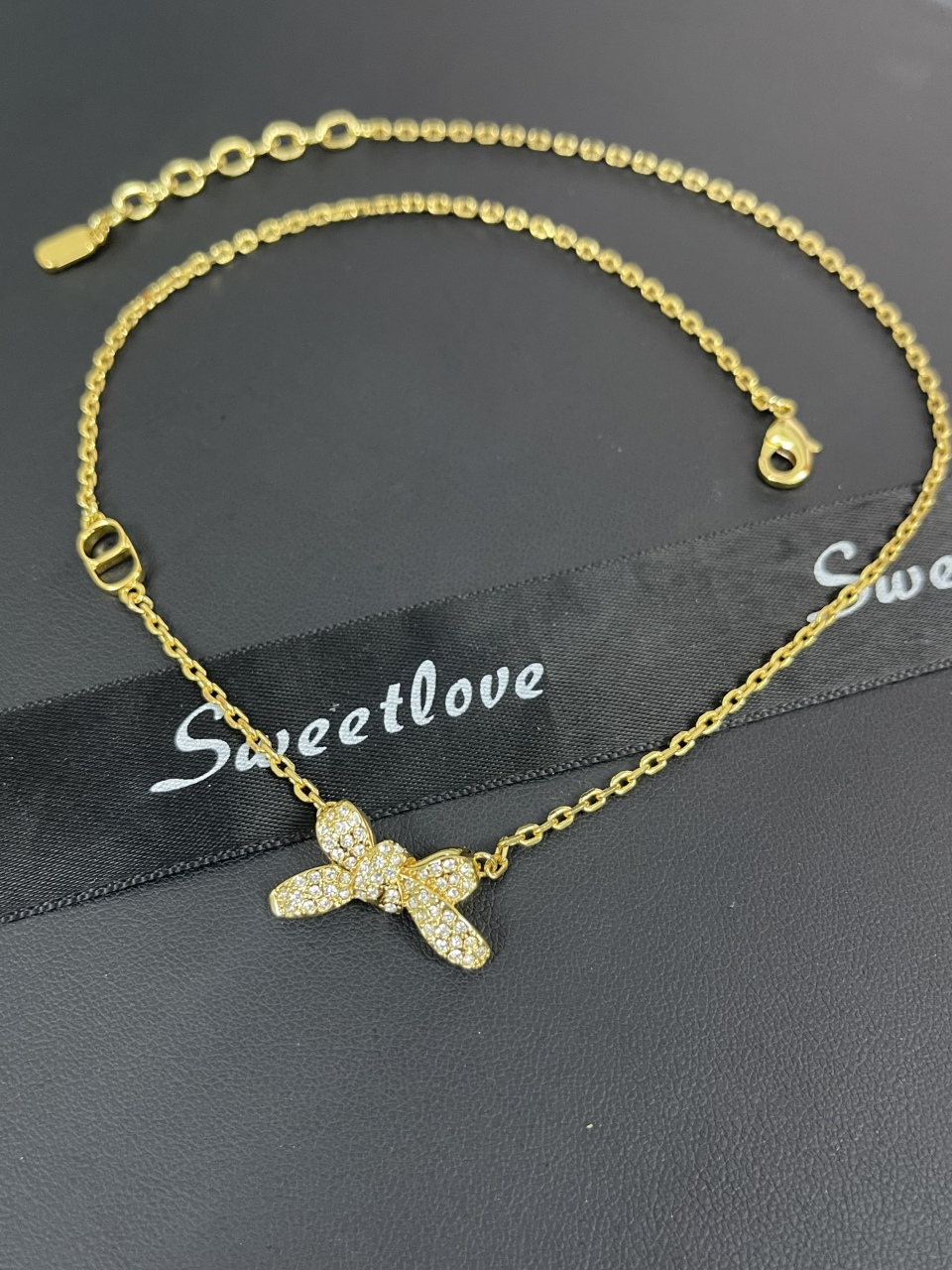 Ribbon Bow Necklace