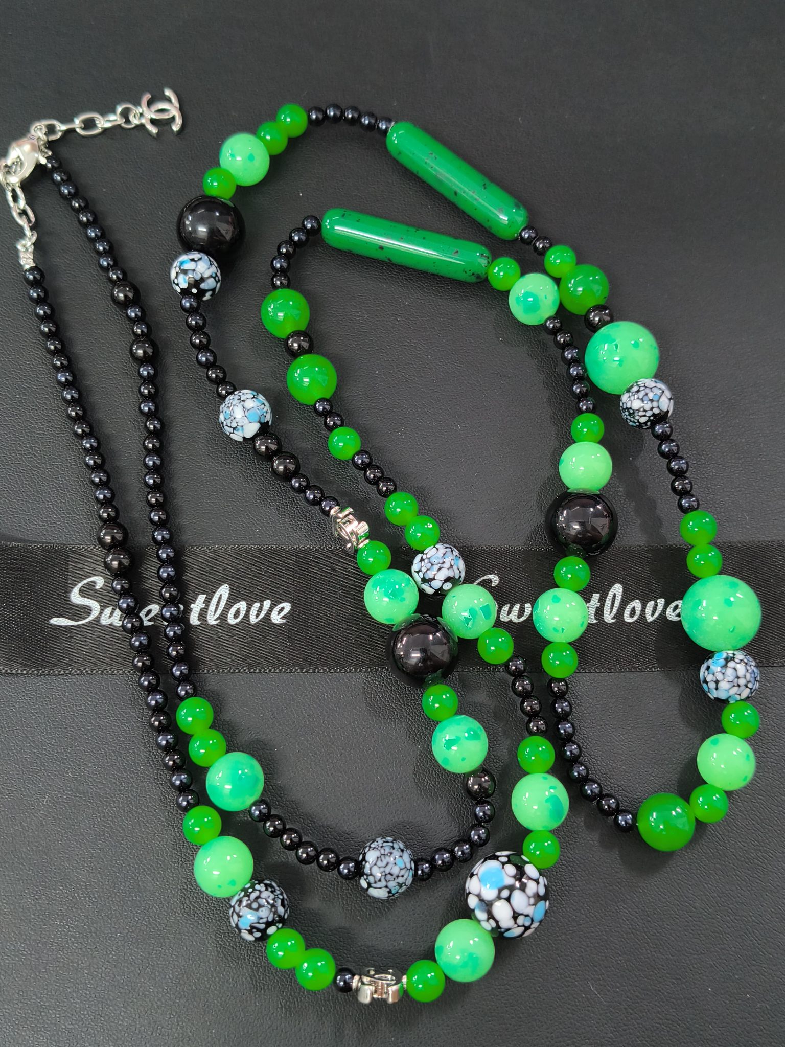 Enamel Charm Necklace